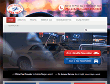 Tablet Screenshot of buffaloairporttaxi.com